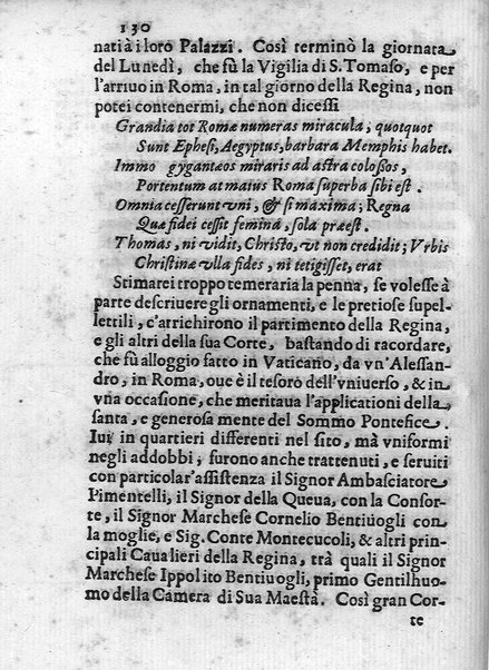 I trionfi della magnificenza pontificia celebrati per lo passaggio nelle città, e luoghi dello Stato ecclesiastico, e in Roma per lo riceuimento della maestà della regina di Suetia descritti con tutte l'attioni seguite alla santita' di N.S. Alessandro 7. dal dottore Carlo Festini ferrarese ...