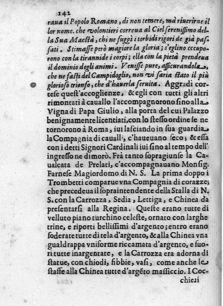 I trionfi della magnificenza pontificia celebrati per lo passaggio nelle città, e luoghi dello Stato ecclesiastico, e in Roma per lo riceuimento della maestà della regina di Suetia descritti con tutte l'attioni seguite alla santita' di N.S. Alessandro 7. dal dottore Carlo Festini ferrarese ...