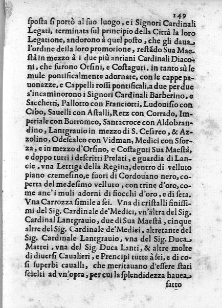 I trionfi della magnificenza pontificia celebrati per lo passaggio nelle città, e luoghi dello Stato ecclesiastico, e in Roma per lo riceuimento della maestà della regina di Suetia descritti con tutte l'attioni seguite alla santita' di N.S. Alessandro 7. dal dottore Carlo Festini ferrarese ...