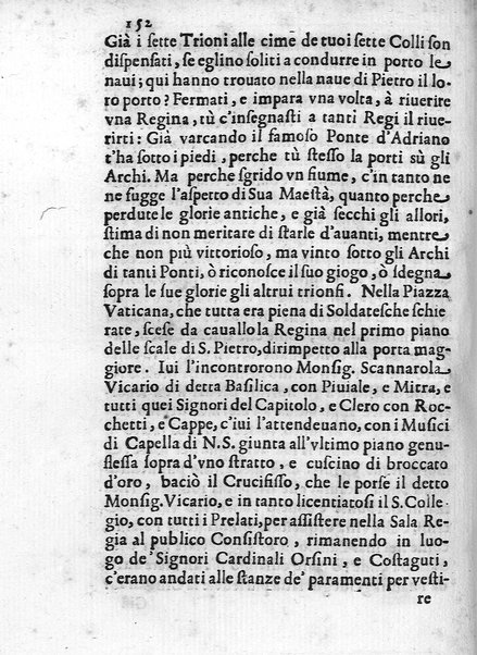 I trionfi della magnificenza pontificia celebrati per lo passaggio nelle città, e luoghi dello Stato ecclesiastico, e in Roma per lo riceuimento della maestà della regina di Suetia descritti con tutte l'attioni seguite alla santita' di N.S. Alessandro 7. dal dottore Carlo Festini ferrarese ...