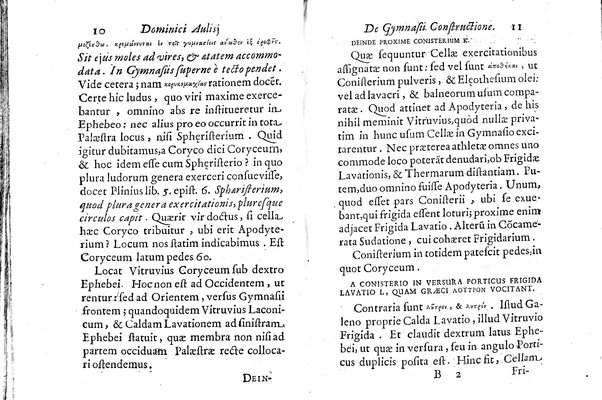 Dominici Aulisj Opuscula de gymnasii constructione, mausolei architectura, harmonia timaica, & numeris medicis. His accessit Epistola de colo mayerano
