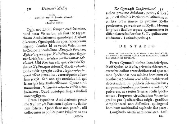 Dominici Aulisj Opuscula de gymnasii constructione, mausolei architectura, harmonia timaica, & numeris medicis. His accessit Epistola de colo mayerano