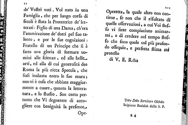 Saggio di osservazioni mineralogiche sulla Tolfa, Oriolo, e Latera di Scipione Breislak delle Scuole Pie lettore di filosofia nel Collegio Nazareno dedicato a sua eccellenza reverendissima monsignor Onorato Gaetani de' duchi di Sermoneta