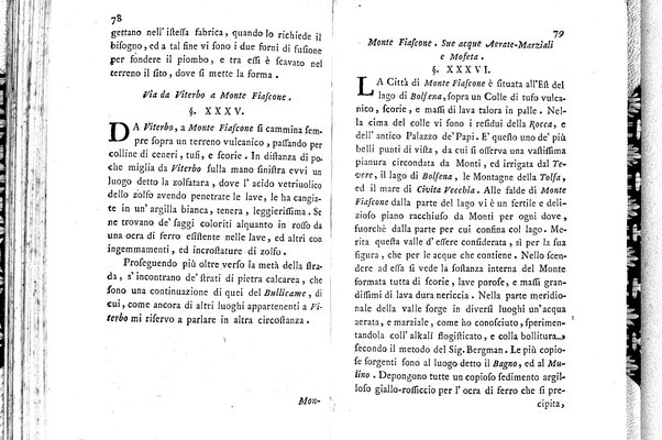 Saggio di osservazioni mineralogiche sulla Tolfa, Oriolo, e Latera di Scipione Breislak delle Scuole Pie lettore di filosofia nel Collegio Nazareno dedicato a sua eccellenza reverendissima monsignor Onorato Gaetani de' duchi di Sermoneta