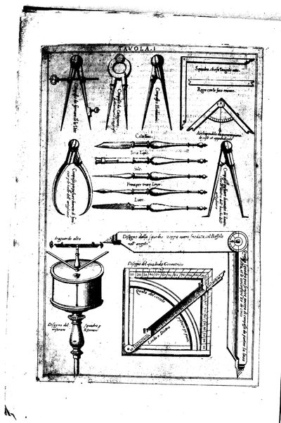 La geometria prattica di Gio. Pomodoro venetiano, cauata da gl'elementi d'Euclide, e d'altri famosi autori, coll'espositione di Gio. Scala matematico. Ridotta in cinquanta tauole, scolpite in rame, ...