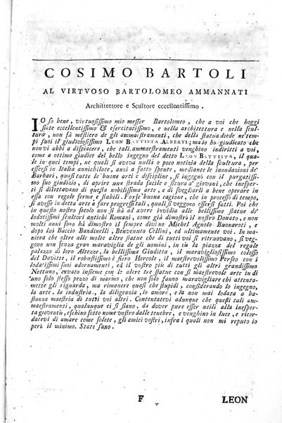 Trattato della pittura di Lionardo da Vinci nuovamente dato in luce, colla vita dell'istesso autore, scritta da Rafaelle Du Fresne. Si sono giunti i tre libri della Pittura, ed il trattato della Statua di Leon Battista Alberti, colla vita del medesimo