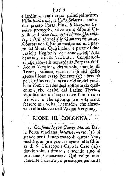 Descrizione dei rioni di Roma del conte Bernardino Bernardini