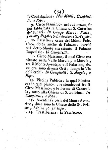 Descrizione dei rioni di Roma del conte Bernardino Bernardini