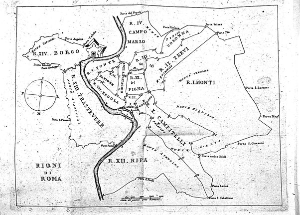 Descrizione dei rioni di Roma del conte Bernardino Bernardini