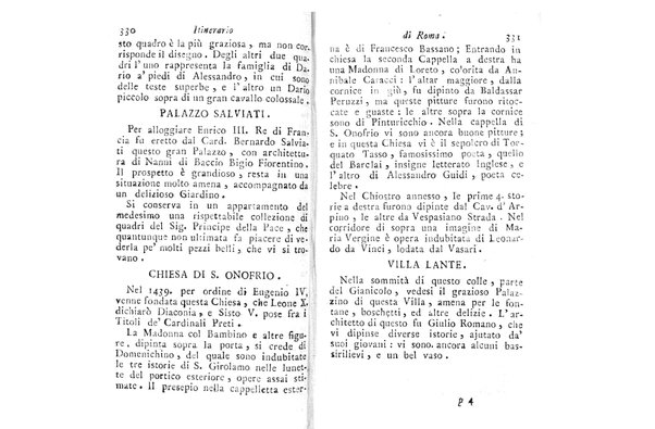 [Itinerario di Roma e suoi contorni o sia Descrizione de' monumenti antichi, e moderni coll'indicazione delle più belle pitture, sculture, ed architetture. Opera dell'antiquario Andrea Manazzale tradotta dalla terza edizione francese ed aumentata da Stefano Piale ... Ornata delle vedute più interessanti di Roma. Tomo 1. [-2.]] 2