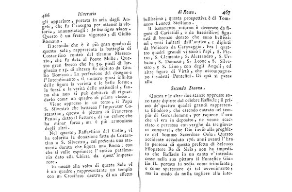 [Itinerario di Roma e suoi contorni o sia Descrizione de' monumenti antichi, e moderni coll'indicazione delle più belle pitture, sculture, ed architetture. Opera dell'antiquario Andrea Manazzale tradotta dalla terza edizione francese ed aumentata da Stefano Piale ... Ornata delle vedute più interessanti di Roma. Tomo 1. [-2.]] 2