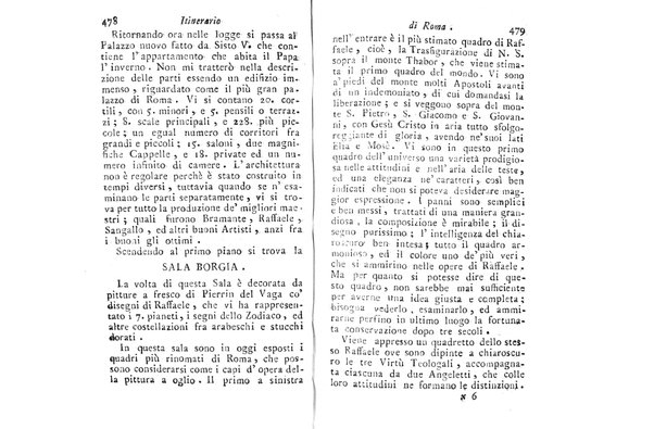 [Itinerario di Roma e suoi contorni o sia Descrizione de' monumenti antichi, e moderni coll'indicazione delle più belle pitture, sculture, ed architetture. Opera dell'antiquario Andrea Manazzale tradotta dalla terza edizione francese ed aumentata da Stefano Piale ... Ornata delle vedute più interessanti di Roma. Tomo 1. [-2.]] 2