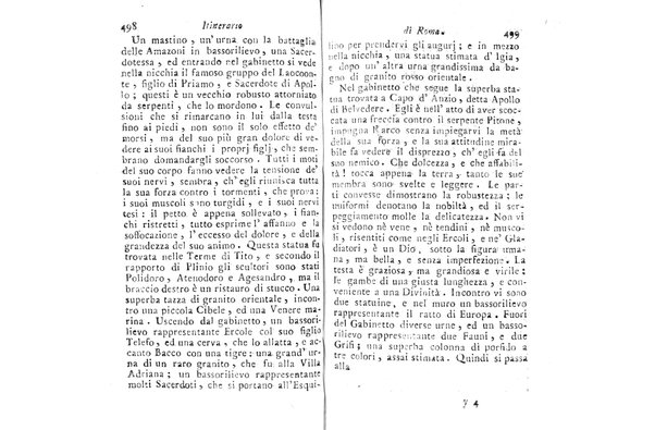 [Itinerario di Roma e suoi contorni o sia Descrizione de' monumenti antichi, e moderni coll'indicazione delle più belle pitture, sculture, ed architetture. Opera dell'antiquario Andrea Manazzale tradotta dalla terza edizione francese ed aumentata da Stefano Piale ... Ornata delle vedute più interessanti di Roma. Tomo 1. [-2.]] 2