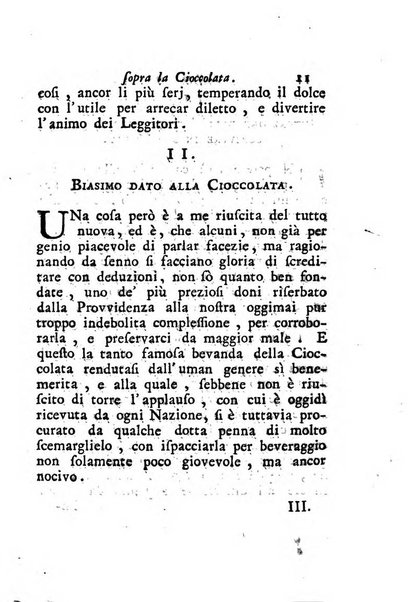 Dell'uso ed abuso della cioccolata dissertazione storico-medica del dottore Gio. Battista Anfossi ...