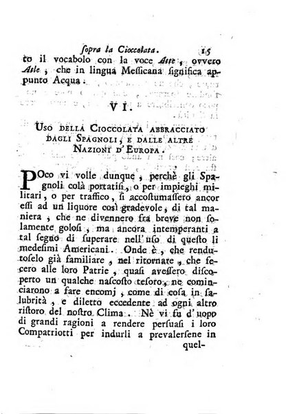 Dell'uso ed abuso della cioccolata dissertazione storico-medica del dottore Gio. Battista Anfossi ...