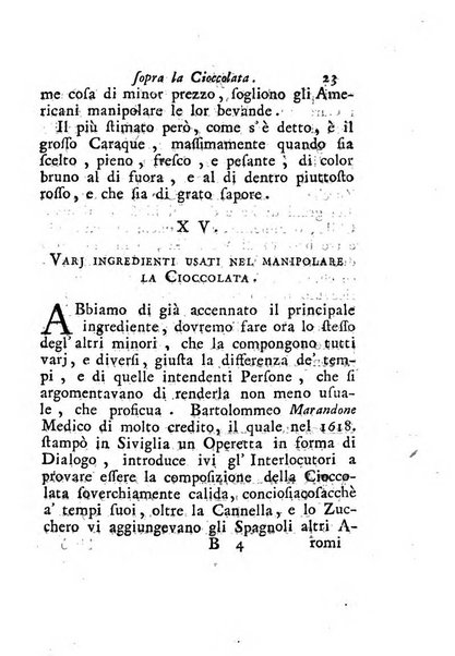 Dell'uso ed abuso della cioccolata dissertazione storico-medica del dottore Gio. Battista Anfossi ...