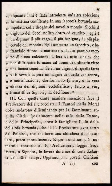 Memorie storiche sopra l'uso della cioccolata in tempo di digiuno, esposte in una lettera a monsig. illustriss., e reverendiss. arcivescovo N. N