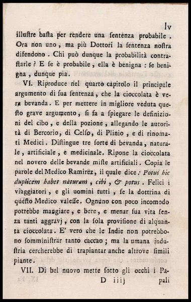 Memorie storiche sopra l'uso della cioccolata in tempo di digiuno, esposte in una lettera a monsig. illustriss., e reverendiss. arcivescovo N. N