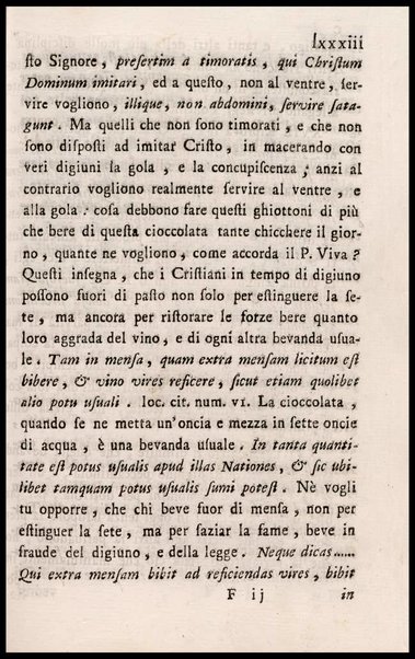 Memorie storiche sopra l'uso della cioccolata in tempo di digiuno, esposte in una lettera a monsig. illustriss., e reverendiss. arcivescovo N. N