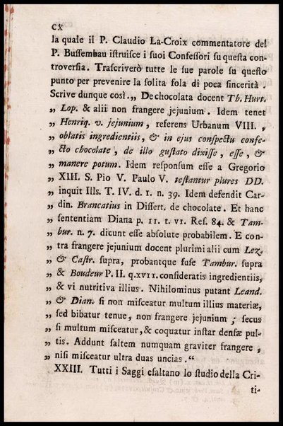 Memorie storiche sopra l'uso della cioccolata in tempo di digiuno, esposte in una lettera a monsig. illustriss., e reverendiss. arcivescovo N. N