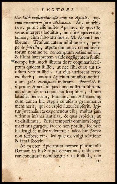 Apicii Coelii De opsoniis et condimentis, sive Arte coquinaria, libri decem. Cum annotationibus Martini Lister, ... et notis selectioribus, variisque lectionibus integris, Humelbergii, Barthii, Reinesii, A. Van der Linden, & aliorum, ut & variarum lectionum libello