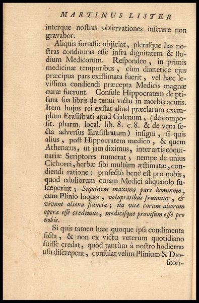 Apicii Coelii De opsoniis et condimentis, sive Arte coquinaria, libri decem. Cum annotationibus Martini Lister, ... et notis selectioribus, variisque lectionibus integris, Humelbergii, Barthii, Reinesii, A. Van der Linden, & aliorum, ut & variarum lectionum libello