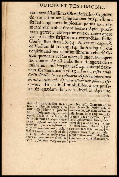 Apicii Coelii De opsoniis et condimentis, sive Arte coquinaria, libri decem. Cum annotationibus Martini Lister, ... et notis selectioribus, variisque lectionibus integris, Humelbergii, Barthii, Reinesii, A. Van der Linden, & aliorum, ut & variarum lectionum libello