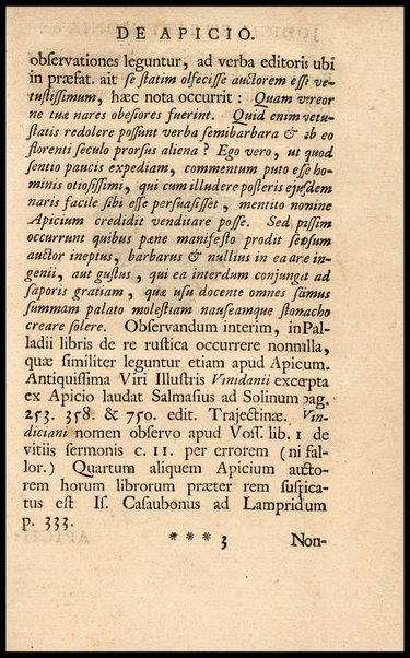 Apicii Coelii De opsoniis et condimentis, sive Arte coquinaria, libri decem. Cum annotationibus Martini Lister, ... et notis selectioribus, variisque lectionibus integris, Humelbergii, Barthii, Reinesii, A. Van der Linden, & aliorum, ut & variarum lectionum libello