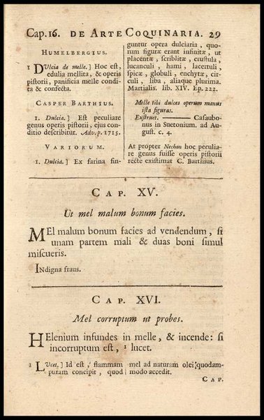 Apicii Coelii De opsoniis et condimentis, sive Arte coquinaria, libri decem. Cum annotationibus Martini Lister, ... et notis selectioribus, variisque lectionibus integris, Humelbergii, Barthii, Reinesii, A. Van der Linden, & aliorum, ut & variarum lectionum libello