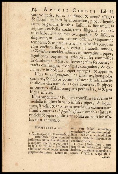 Apicii Coelii De opsoniis et condimentis, sive Arte coquinaria, libri decem. Cum annotationibus Martini Lister, ... et notis selectioribus, variisque lectionibus integris, Humelbergii, Barthii, Reinesii, A. Van der Linden, & aliorum, ut & variarum lectionum libello