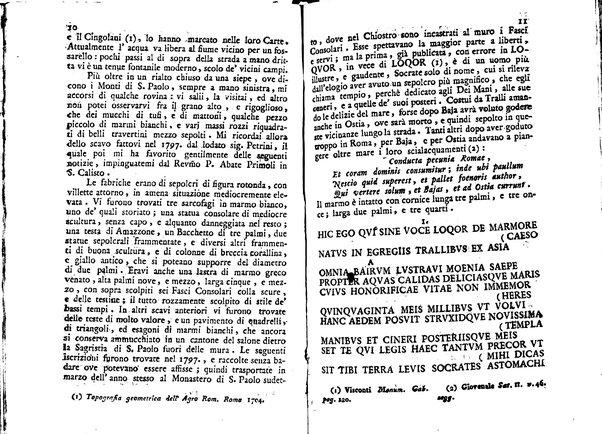 Relazione di un viaggio ad Ostia e alla villa di Plinio detta Laurentino fatto dall'avvocato Carlo Fea ...