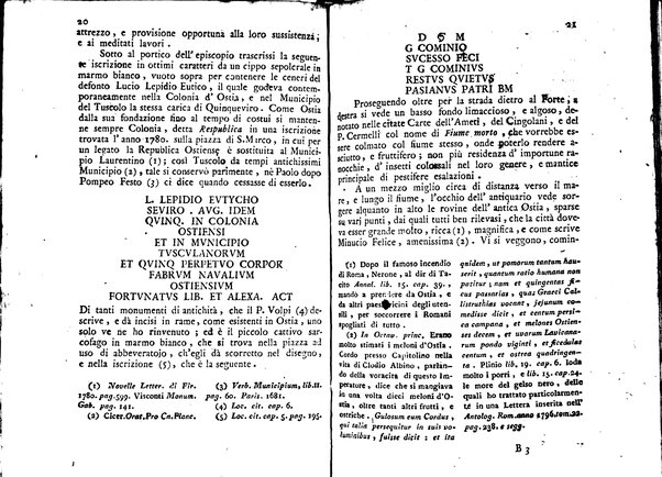 Relazione di un viaggio ad Ostia e alla villa di Plinio detta Laurentino fatto dall'avvocato Carlo Fea ...