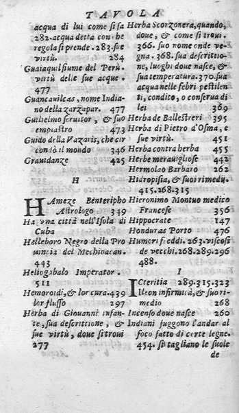 Dell'historia de i semplici aromati. Et altre cose che vengono portate dall'Indie Orientali pertinenti all'vso della medicina. Di don Garzia da L'Horto medico portughese, con alcune breui annotationi di Carlo Clusio. Parte prima diuisa in quattro libri. Et due altri libri parimente di quelle cose che si portano dall'Indie Occidentali. Con vn trattato della neue & del beuer fresco. Di Nicolò Monardes medico di Siuiglia. Hora tradotti dalle loro lingue nella nostra italiana da M. Annibale Briganti, ...