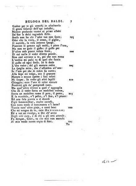 Celeo e l'orto, egloga elegantissima di Bernardino Baldi da Urbino, abate di Guastalla, celebre poeta, e insigne matematico ...