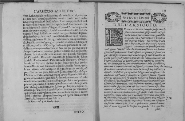 L'Alceo fauola pescatoria d'Antonio Ongaro, fatta recitare in Ferrara dall'ill.mo s. Enzo Bentiuogli mentre la seconda volta era Principe dell'Accademia degl'Intrepidi, con gl'Intramezzi del sig. caualier Batista Guarini. Descritti, e dichiarati dall'Arsiccio accademico Ricreduto. Aggiuntici appresso alcuni Discorsi del medesimo Arsiccio sopra ciascheduno Intramezzo. Dedicati all'ill.mo & reu.mo sig. Cardinal Serra