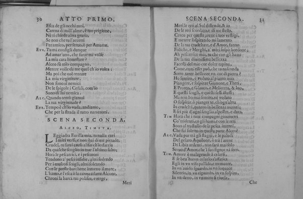 L'Alceo fauola pescatoria d'Antonio Ongaro, fatta recitare in Ferrara dall'ill.mo s. Enzo Bentiuogli mentre la seconda volta era Principe dell'Accademia degl'Intrepidi, con gl'Intramezzi del sig. caualier Batista Guarini. Descritti, e dichiarati dall'Arsiccio accademico Ricreduto. Aggiuntici appresso alcuni Discorsi del medesimo Arsiccio sopra ciascheduno Intramezzo. Dedicati all'ill.mo & reu.mo sig. Cardinal Serra