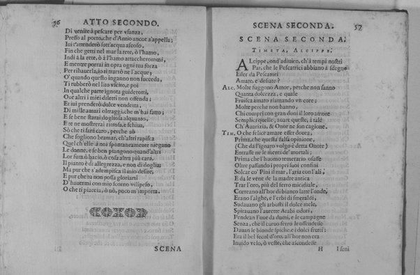 L'Alceo fauola pescatoria d'Antonio Ongaro, fatta recitare in Ferrara dall'ill.mo s. Enzo Bentiuogli mentre la seconda volta era Principe dell'Accademia degl'Intrepidi, con gl'Intramezzi del sig. caualier Batista Guarini. Descritti, e dichiarati dall'Arsiccio accademico Ricreduto. Aggiuntici appresso alcuni Discorsi del medesimo Arsiccio sopra ciascheduno Intramezzo. Dedicati all'ill.mo & reu.mo sig. Cardinal Serra