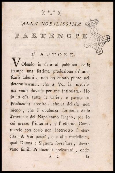 Notiziario delle produzioni particolari del Regno di Napoli e delle cacce riserbate al real divertimento ricercate, ed esaminate da fra Vincenzo Corrado