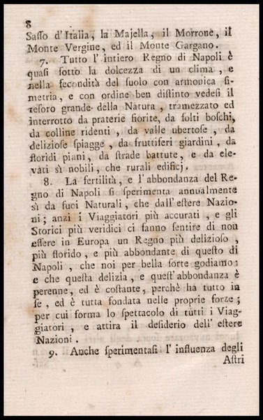 Notiziario delle produzioni particolari del Regno di Napoli e delle cacce riserbate al real divertimento ricercate, ed esaminate da fra Vincenzo Corrado