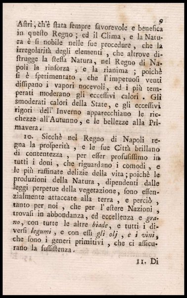 Notiziario delle produzioni particolari del Regno di Napoli e delle cacce riserbate al real divertimento ricercate, ed esaminate da fra Vincenzo Corrado