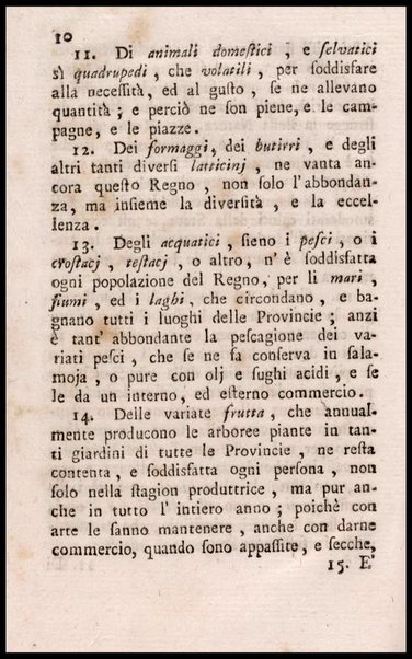 Notiziario delle produzioni particolari del Regno di Napoli e delle cacce riserbate al real divertimento ricercate, ed esaminate da fra Vincenzo Corrado
