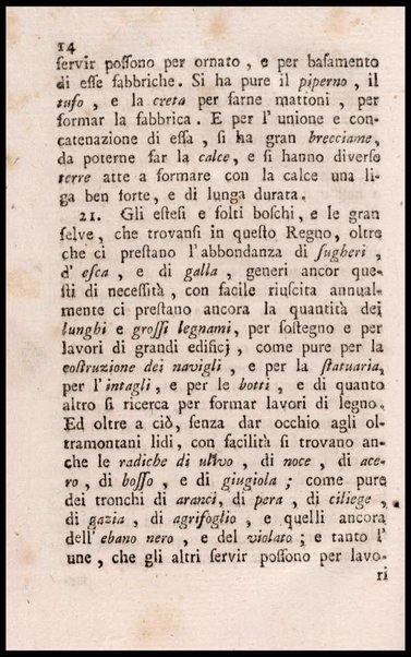 Notiziario delle produzioni particolari del Regno di Napoli e delle cacce riserbate al real divertimento ricercate, ed esaminate da fra Vincenzo Corrado