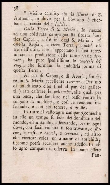 Notiziario delle produzioni particolari del Regno di Napoli e delle cacce riserbate al real divertimento ricercate, ed esaminate da fra Vincenzo Corrado