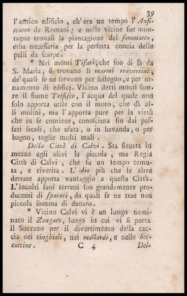 Notiziario delle produzioni particolari del Regno di Napoli e delle cacce riserbate al real divertimento ricercate, ed esaminate da fra Vincenzo Corrado