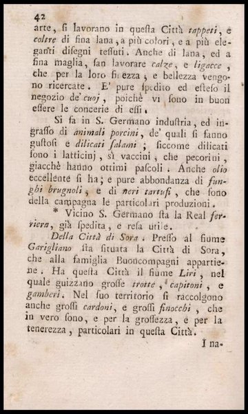 Notiziario delle produzioni particolari del Regno di Napoli e delle cacce riserbate al real divertimento ricercate, ed esaminate da fra Vincenzo Corrado