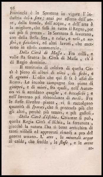 Notiziario delle produzioni particolari del Regno di Napoli e delle cacce riserbate al real divertimento ricercate, ed esaminate da fra Vincenzo Corrado