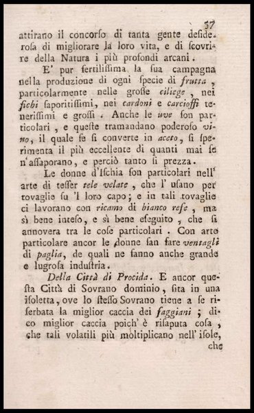 Notiziario delle produzioni particolari del Regno di Napoli e delle cacce riserbate al real divertimento ricercate, ed esaminate da fra Vincenzo Corrado