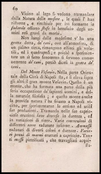 Notiziario delle produzioni particolari del Regno di Napoli e delle cacce riserbate al real divertimento ricercate, ed esaminate da fra Vincenzo Corrado