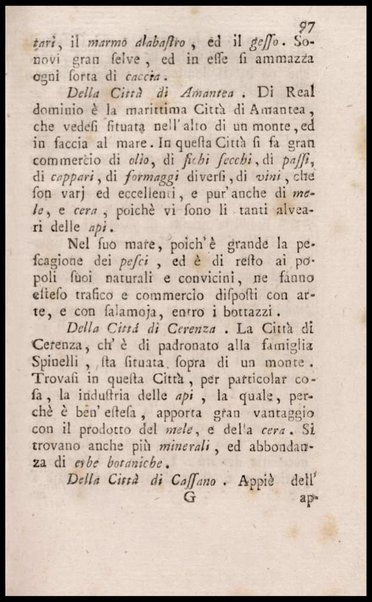 Notiziario delle produzioni particolari del Regno di Napoli e delle cacce riserbate al real divertimento ricercate, ed esaminate da fra Vincenzo Corrado