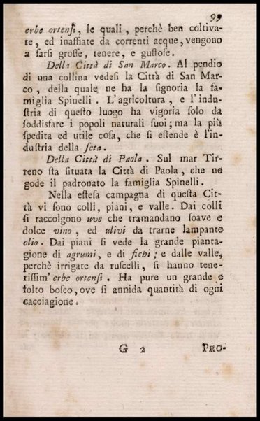 Notiziario delle produzioni particolari del Regno di Napoli e delle cacce riserbate al real divertimento ricercate, ed esaminate da fra Vincenzo Corrado